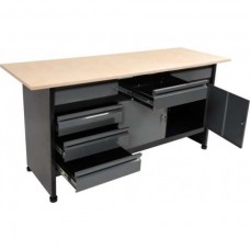 VOREL Masa de lucru pentru atelier 1700 x 600 mm..